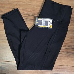 Avia SoftSculpt Black Leggings Size Large NWT